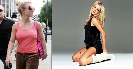 Britney olvidó su ropa interior en Inglaterra